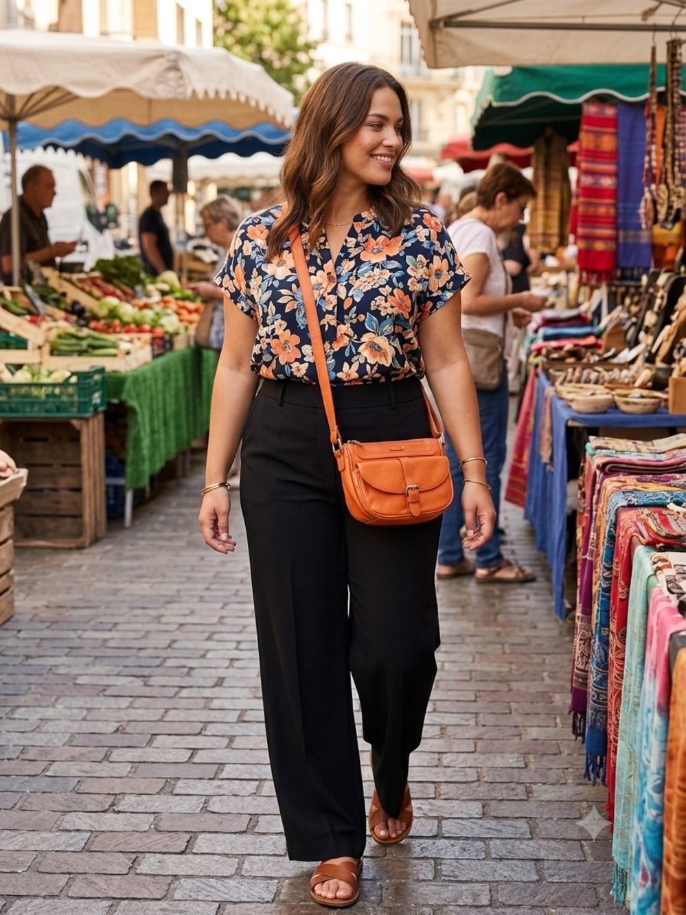 Danier Crossbody Orange Bag